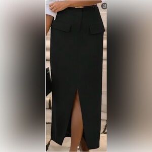 Amazon BTFMB  Black Women's Maxi Skirt